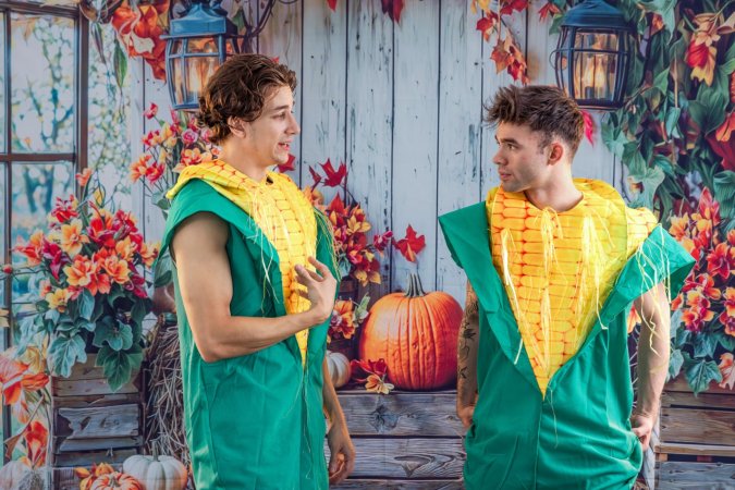 Gigi Dior and Kathryn Mae get handsy with their stepsons in Thanksgiving costumes — Gigi Dior, Kathryn Mae, Enzo East & Parker Ambrose #4