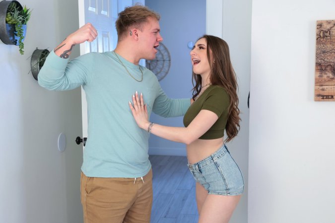 Penelope Kay and Joshua Lewis bounce in reverse cowgirl and finish with a muff blow — Penelope Kay & Joshua Lewis #7