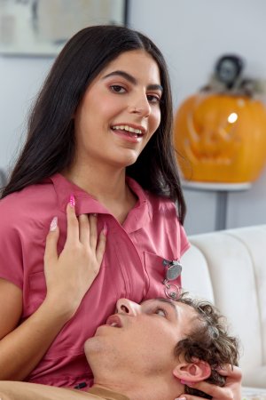 Angel Gostosa and Jayden Marcos enjoy Halloween with hot blowjob, titty fuck and doggy style — Angel Gostosa & Jayden Marcos #6